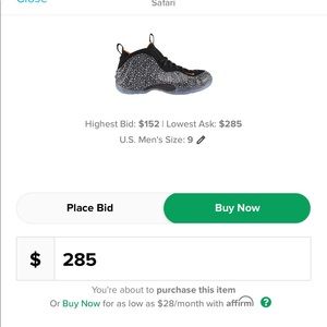 SAFARI FOAMPOSITE SIZE 9